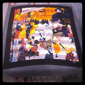 Patricia Paris Lahmy Scarf Colorful 34”x34” Square